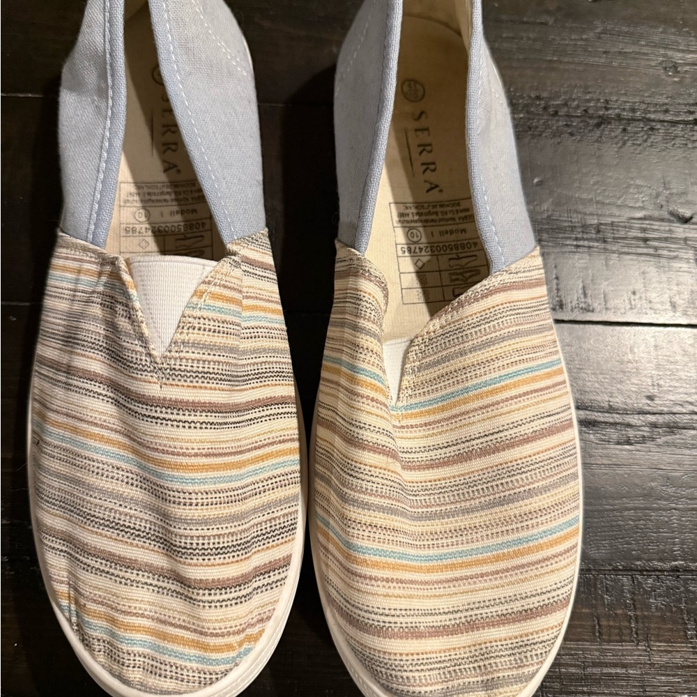 Serra Beige Slip-On Shoes